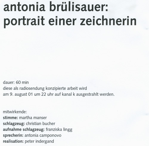 Portrait Einer Zeichnen